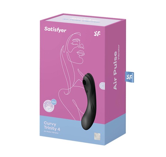 Wibrator masażer ssący satisfyer curvy trinity 4